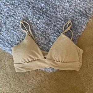 Aerie Gold Women's Swimsuit Top